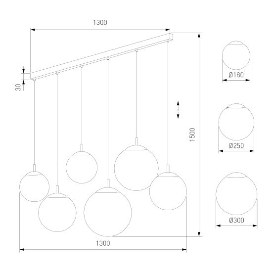 4792 / подвесной светильник / Esme