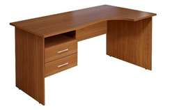 КМ75 Монолит (СМ4П+ТМ11) Стол кривол. с тумбой П 1404х904(704)х756