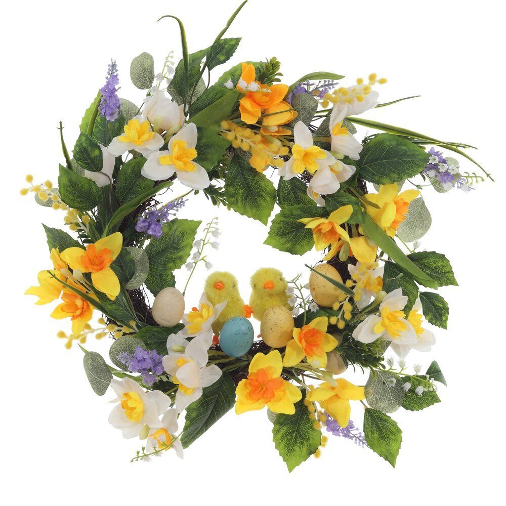 GAEM Изделие декоративное "Венок пасхальный", L46 W46 H12 см