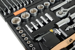 Набор инструментов, 1/2", 1/4", CrV, пластиковый кейс 76 предмета Вихрь
