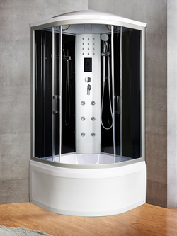 Душевая кабина RIVER DUNAY XL  90/44 TH  90x90x230 10000006196 Универсальная Четверть круга