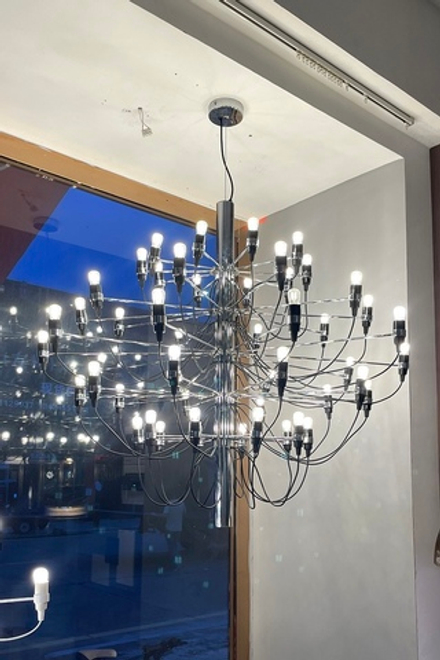 Pendant design lamp 2097 by Flos (Silver)
