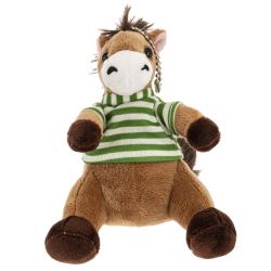 GAEM Игрушка набивная "Лошадка", с цепочкой, L11 W16 H12 см, 2в.