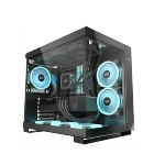 Корпус PCCooler C3T500 ARGB BK ATX/MATX/ITX USB3.1 Gen 2 Type-C, USB3.0, USB2.0, 6xFAN ARGB included (1x сзади, 2x сбоку, 3x снизу ), Black
