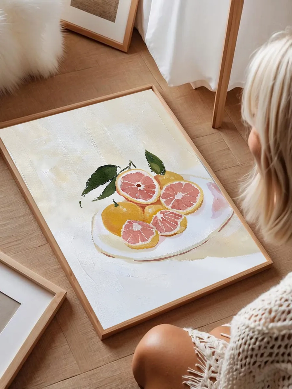 Новогодний декор постер 30х40 см интерьерный на стену