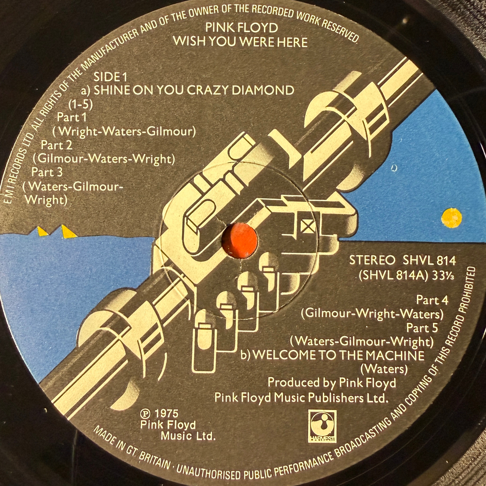Pink Floyd - Wish You Were Here (Англия 1975г.)