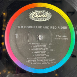 Винтажная виниловая пластинка LP Tom Cochrane And Red Rider (USA 1986)
