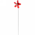 Фигура на спице «Божья коровка» 12*12*60см ветрячок для отпугивания птиц