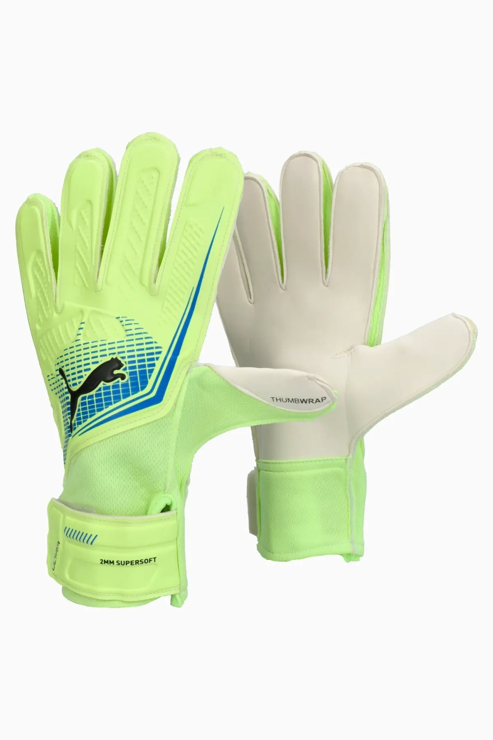 Вратарские перчатки Puma Ultra Play RC - зеленый