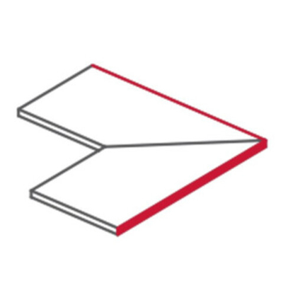 Спецэлемент SHALE GREIGE ANGOLARE ESTERNO COSTA LUCIDA 45(Compl. 2pz)(SL03AE5S)