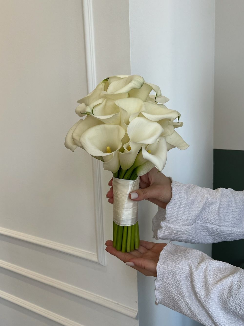 Свадебный букет из калл