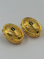 Клипсы с лого Fendi