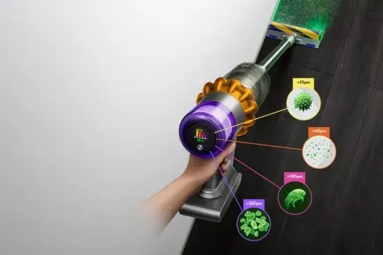 Dyson V15 SV47 Detect Absolute Yellow/Nickel Full Complete