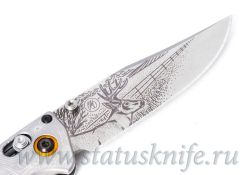 Нож Benchmade 15085-2202 Mini Crooked River Deer LE Artist Seriesфотография - 6