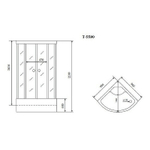 Душевая кабина Timo Standart 90x90 T-5590 без гидромассажа