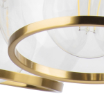 729031 Люстра SFERICO 3х40W E27 ЛАТУНЬ/ПРОЗРАЧНЫЙ