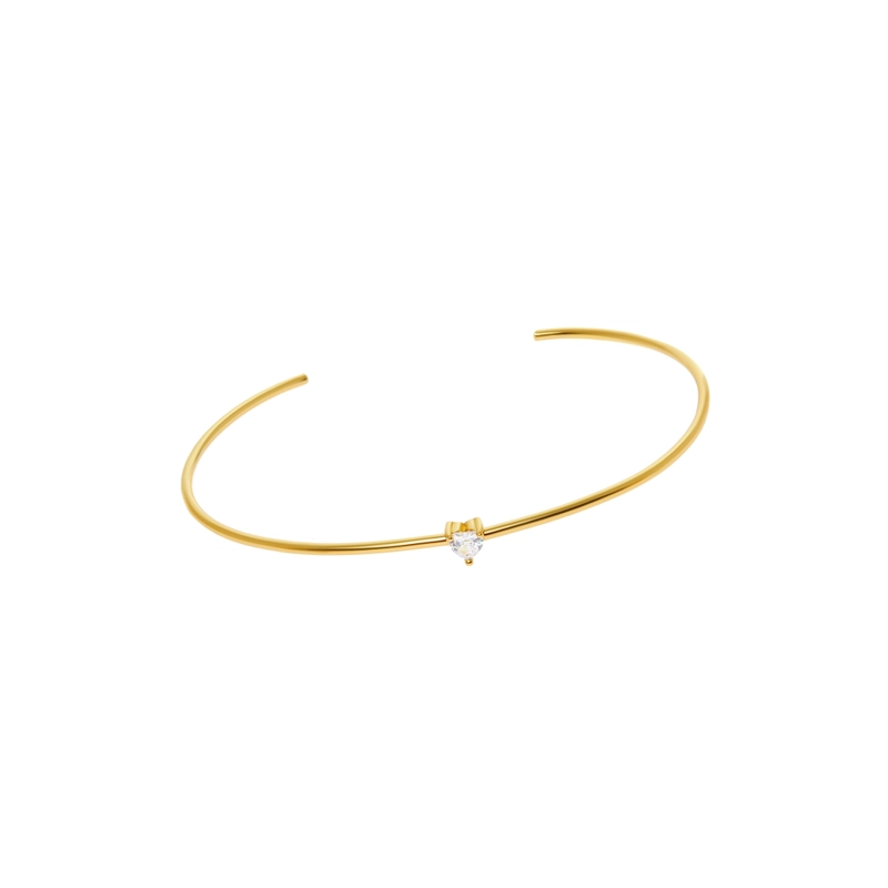 Браслет Крошечное Сердечко – Белый