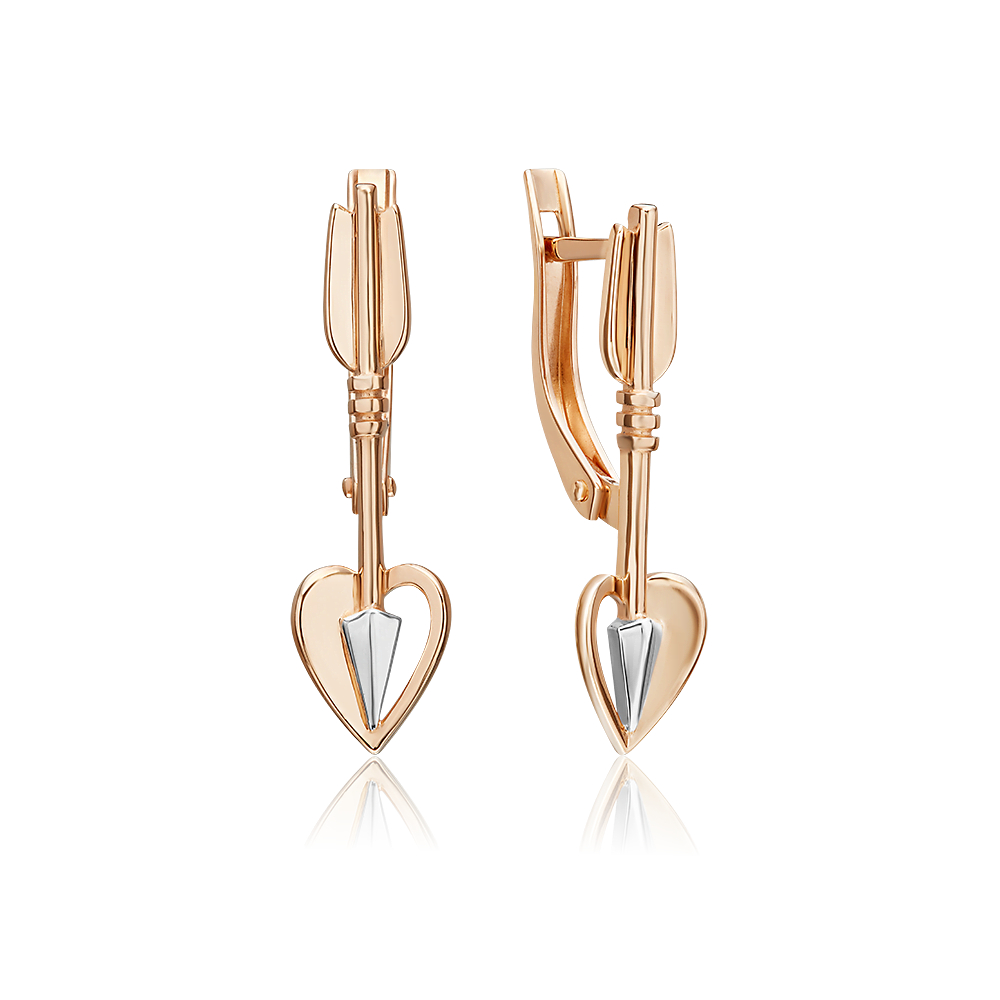 Серьги из золота 585 пробы