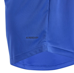 Детская теннисная футболка Adidas B Club 3 Stripes Tennis Shirt - semi lucid blue