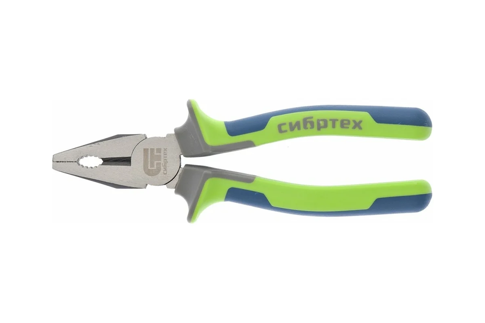 ПЛОСКОГУБЦЫ КОМБ СИБРТЕХ 200 ММ ФОСФАТИРОВАНИЕ, ТРЕХКОМ РУКОЯТКИ17055
