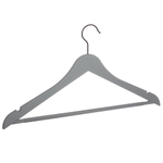 Вешалки для одежды тм VETTA, 3шт, 44,5x23x1см, пластик ABS, софт тач, цвет серый