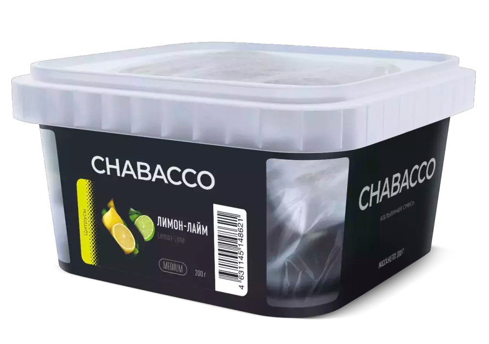 Chabacco Medium - Lemon-Lime (200g)