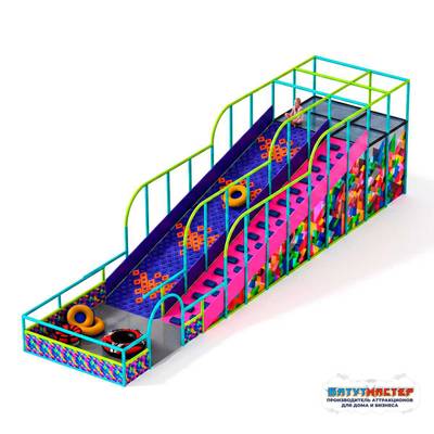 Тюбинг аттракцион «Скоростной тоннель», 25,7×3,8×5,4 м
