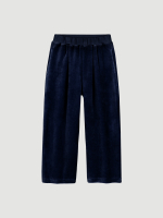 Велюровые брюки свободного кроя Mjölk Navy, уценка