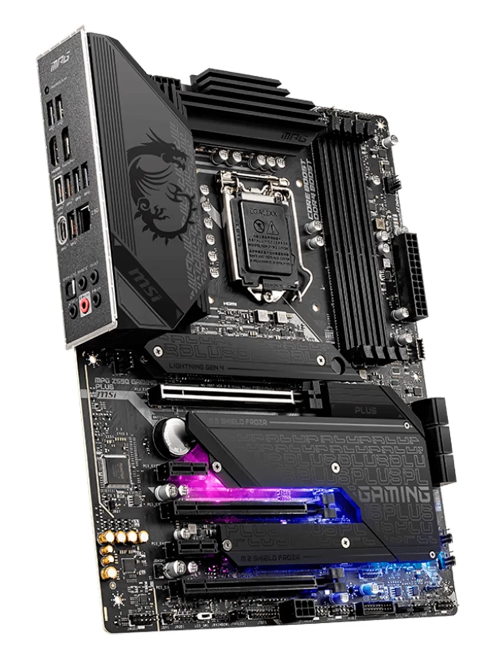 Материнская плата MPG Z590 GAMING PLUS LGA1200 DDR4 M.2 ATX