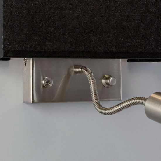 CL704301 Декарт Хром.Мат+Черный Св-к Настенный