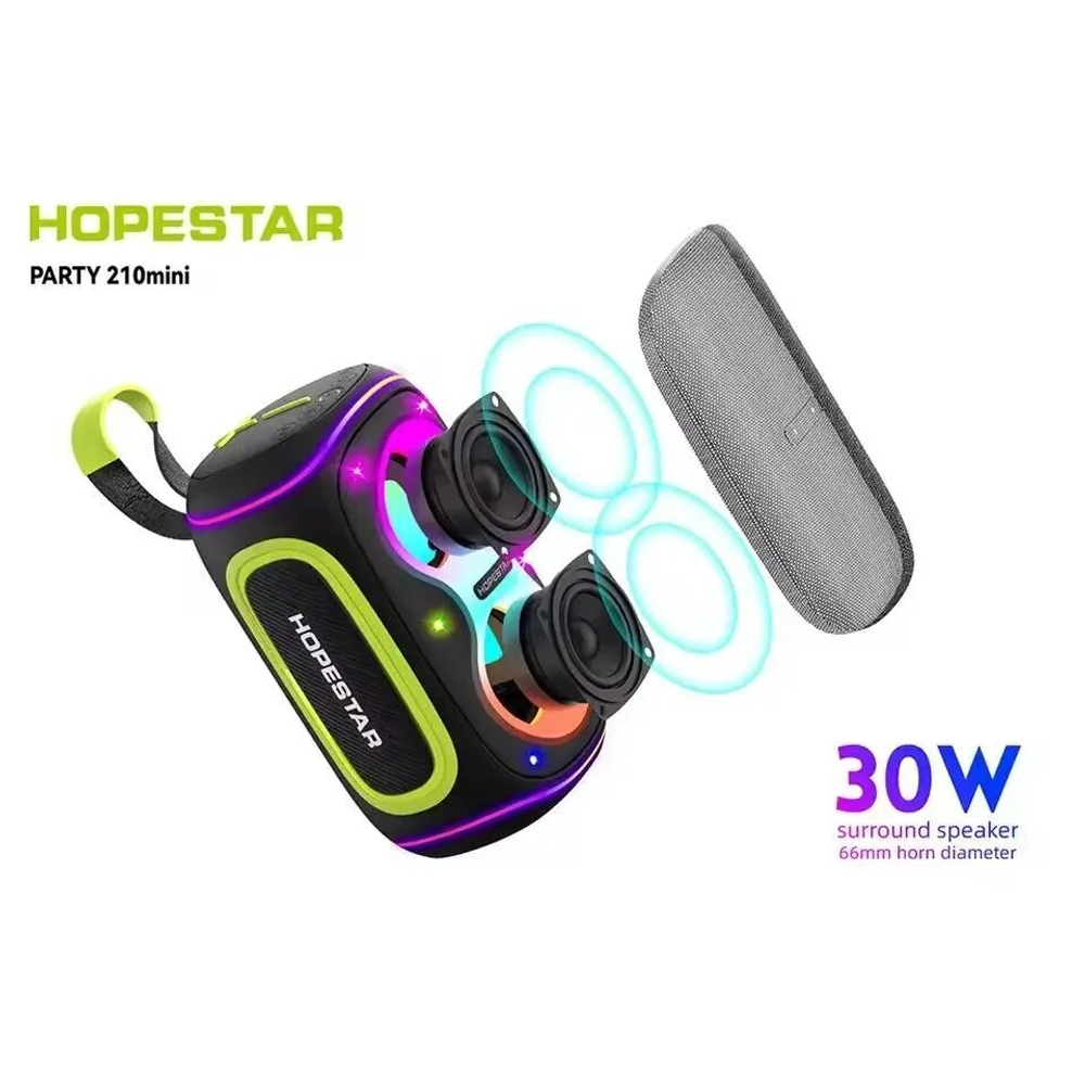 Портативная колонка Hopestar Party 210mini, 30Вт,черный