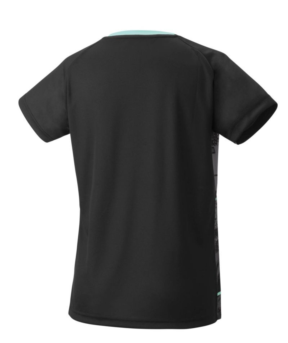 Женская теннисная футболка Yonex Crew Neck - черный