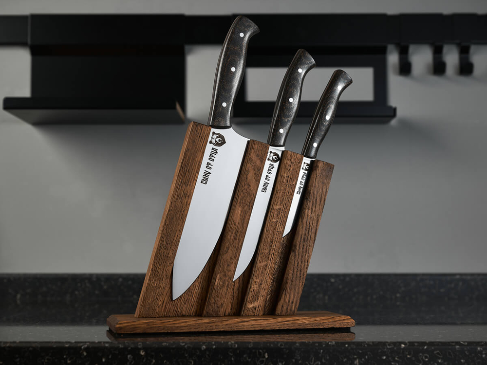 Набор кухонных ножей "Сыну от отца", сталь AUS-10, рукоять текстолит