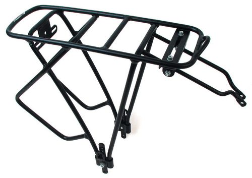 Багажник алюминий 24-28" для перемет. сумки ACR-25-Alu сварн. регул. (12) черный AUTHOR