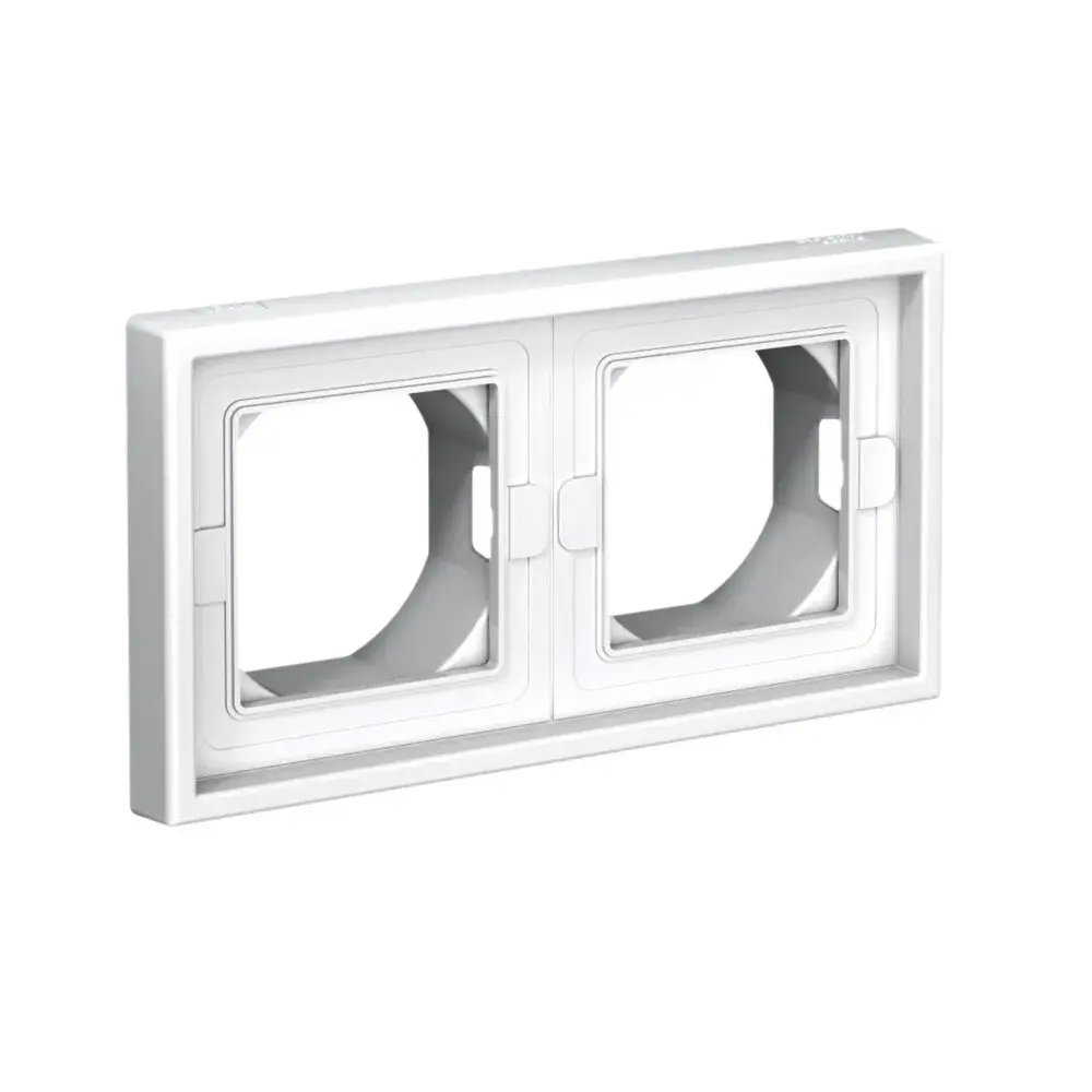 ARTGALLERY 2-постовая РАМКА IP44, БЕЛЫЙ