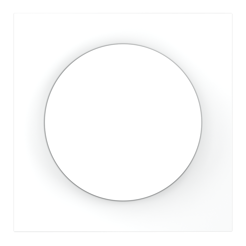 Накладка для светорегулятора поворотно-нажимного, S70 (белый матовый)