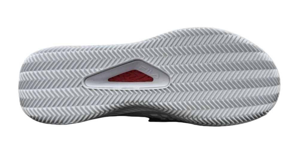 Женские Кроссовки теннисные Fila Axilus 3 Clay - белый/fila navy/fila red