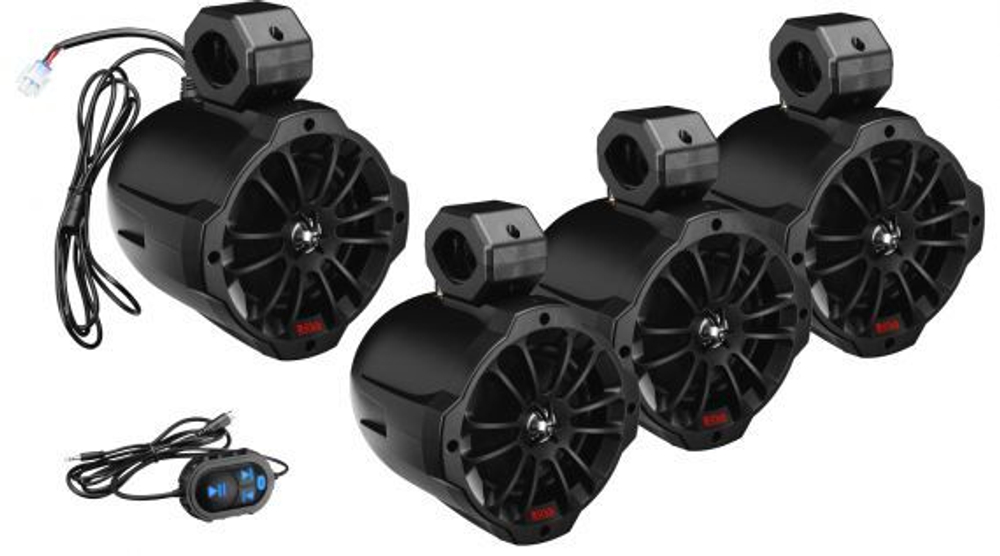 Комплект активной акустической системы Boss Audio, 4 динамика, 1500 Вт, Bluetooth