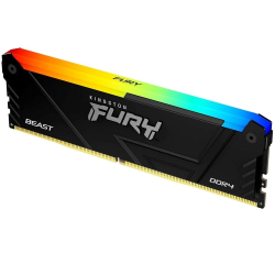 Оперативная память Память DDR4 16GB 3200MHz Kingston KF432C16BB2A / 16 Fury Beast RGB RTL Gaming PC4-25600 CL16 DIMM 288-pin 1.35В single rank с радиатором Ret