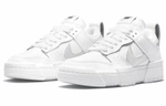 Кроссовки Nike Dunk Low Disrupt "White Silver" (Женская размерная сетка)