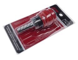 Переходник для компрессора 11.3мм быстросъемный штуцер "елочка" композитный двухрежимный JTC