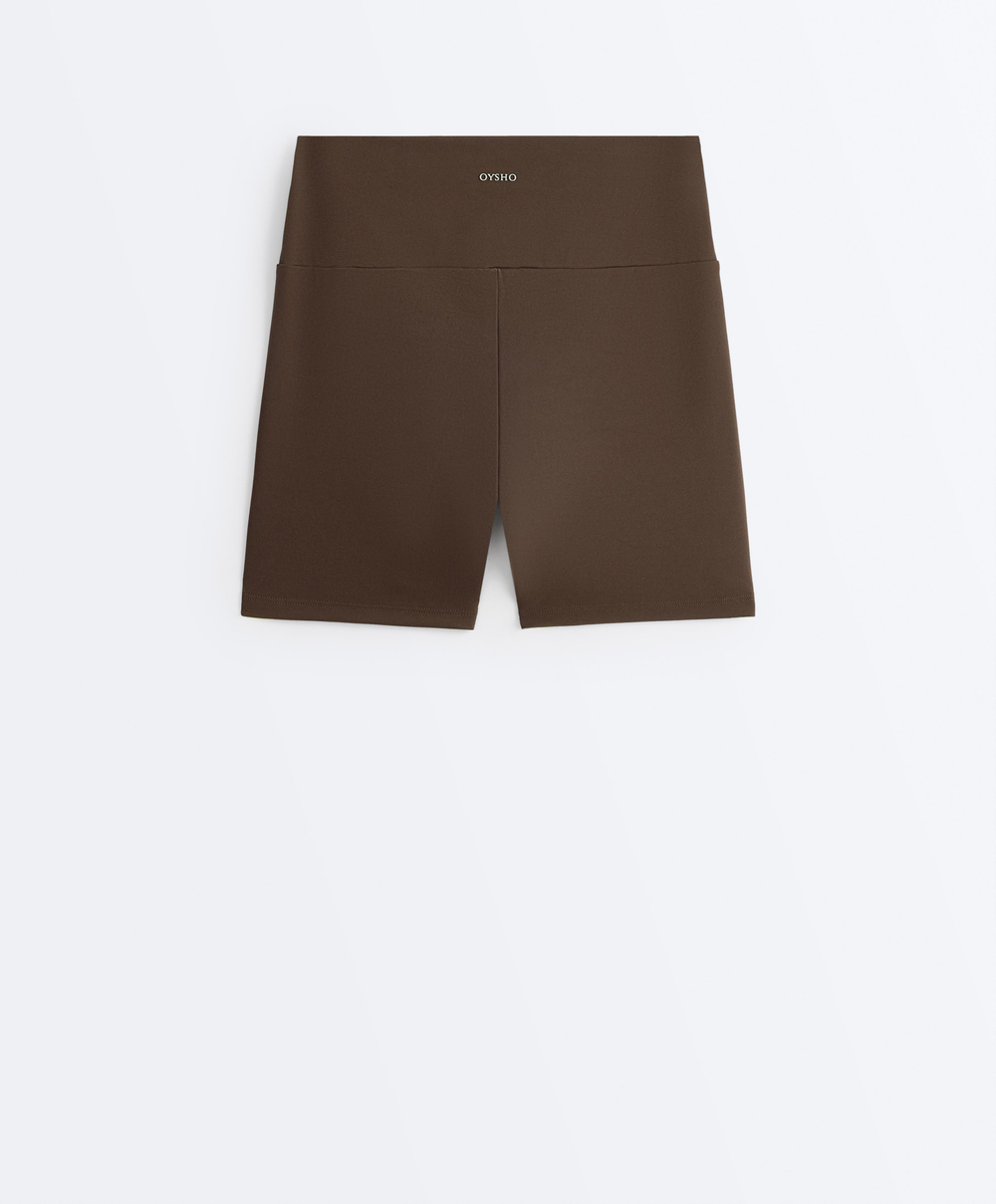 OYSHO Велосипедки Comfortlux с высокой посадкой длиной 10 см, темно-коричневый