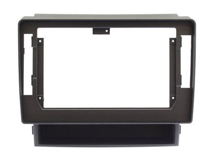 Комплект рамки с разъёмами 10" Toyota Alphard H20, Vellfire 2008-2014 (с JBL, 360 или 1 камерой)накладка черная - Car-Smart 9536-10F2B+LVDS