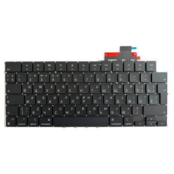 Клавиатура для MacBook Air 13″/15″ A2681 A2941 A3113 A3114 Mid 2022 - Early 2024 Тёмно-синяя (Г-образный Enter, RUS)