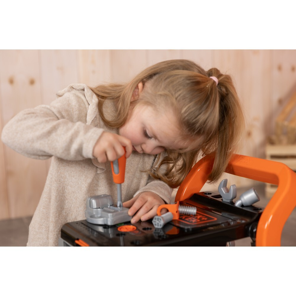 Smoby - Ящик для инструментов Black & Decker Handyman + 19 аксессуаров 360219 / артикул   360219  / GTIN 3032163602194