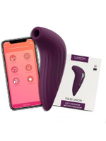 Вакуумный стимулятор клитора Svakom Pulse Union фиолетовый 12,2 см