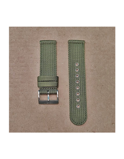 Ремешок 24 мм Hemsut Nylon Ultra для Suunto 9 Baro, Suunto 7, D5, Suunto Spartan Sport (Хаки)