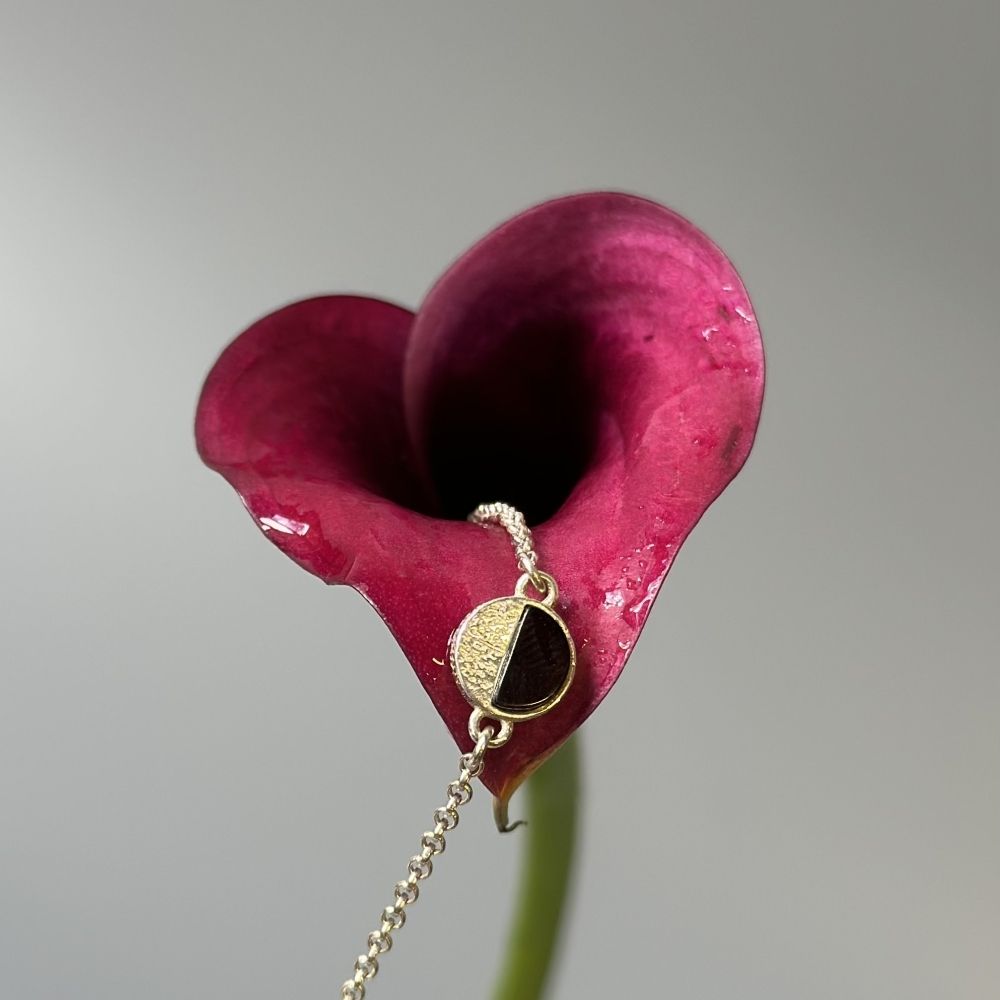 Браслет Meridian с вишневым янтарем