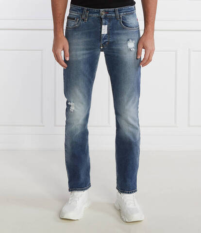 Джинсы Supreme Philipp Plein - голубой(MDT3561 PDE004N)