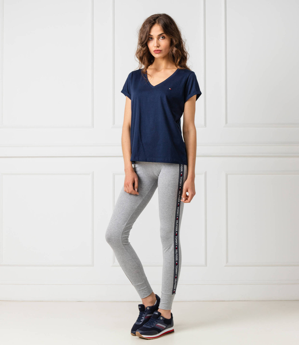 леггинсы Tommy Hilfiger - пепельный(UW0UW00563)